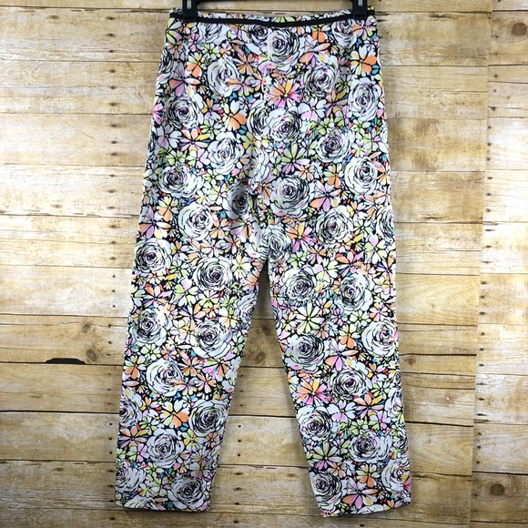 Talbots Floral Print Pants size 12 - Picture 2 of 5